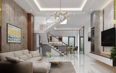 Thiết kế nội thất nhà phố