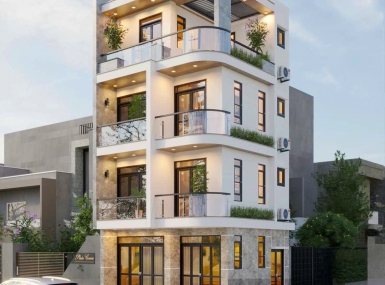 Ngắm nhìn mẫu nhà biệt thự 2 tầng rưỡi siêu hiện đại và sang trọng 3